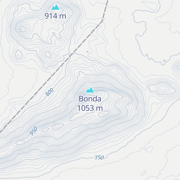 Map of Bonda