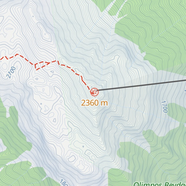 Map of Tahtalı Dağı