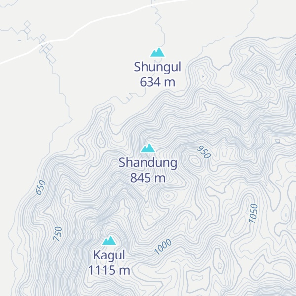 Map of Shandung