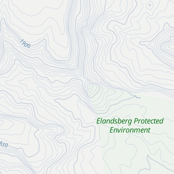 Map of Elandsnek