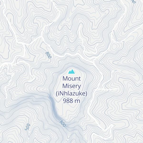 Map of Mount Misery (iNhlazuke)