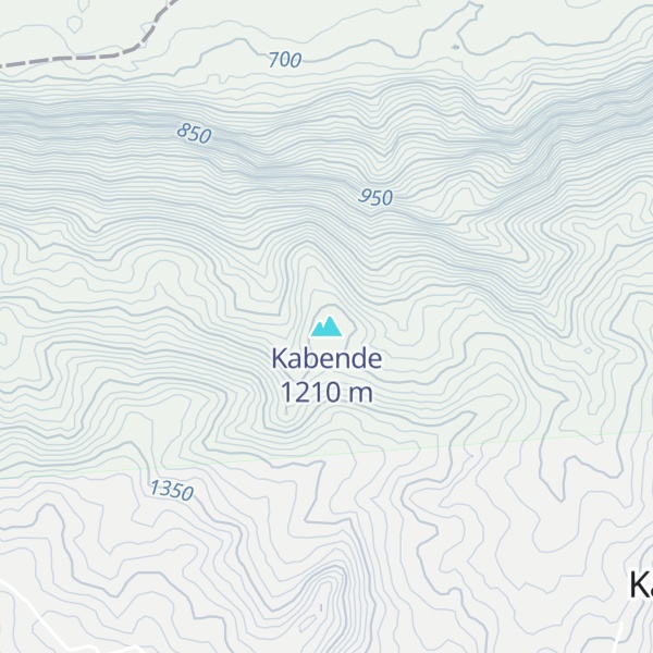 Map of Kabende