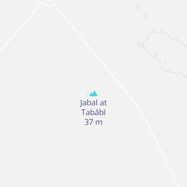 Map of Jabal at Tabābī