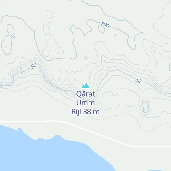 Map of Qārat Umm Rijl