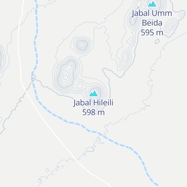 Map of Jabal Hileili