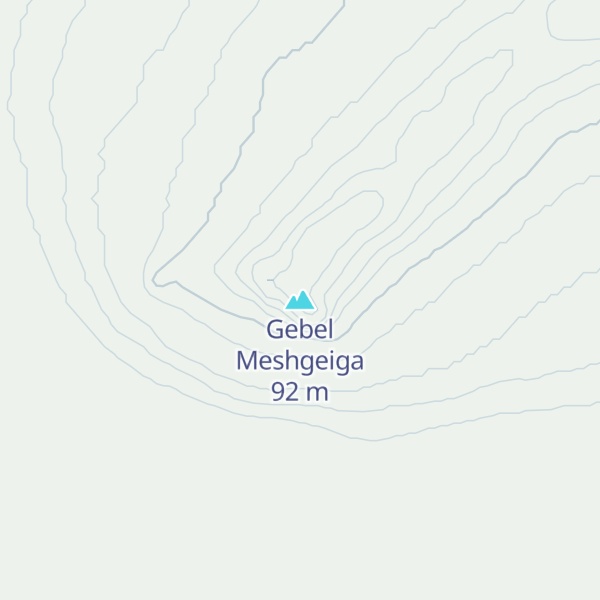 Map of Gebel Meshgeiga