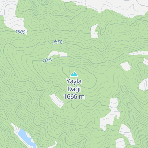 Map of Yayla Dağı