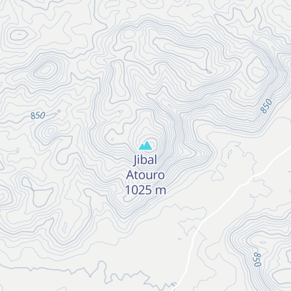Map of Jibal Atouro