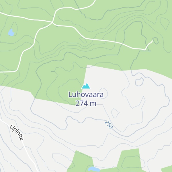 Map of Luhovaara