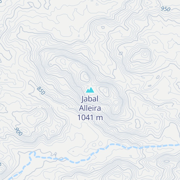 Map of Jabal Alleira