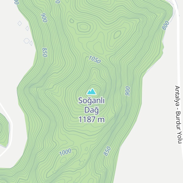 Map of Soğanlı Dağ