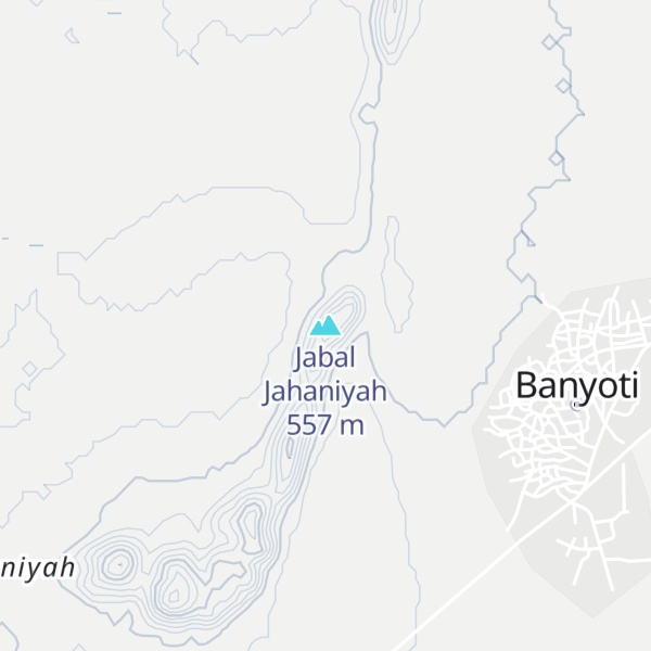 Map of Jabal Jahaniyah