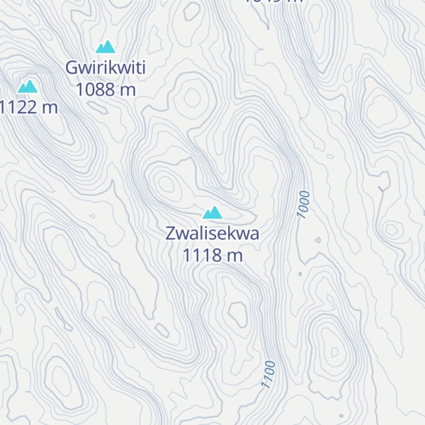 Map of Zwalisekwa