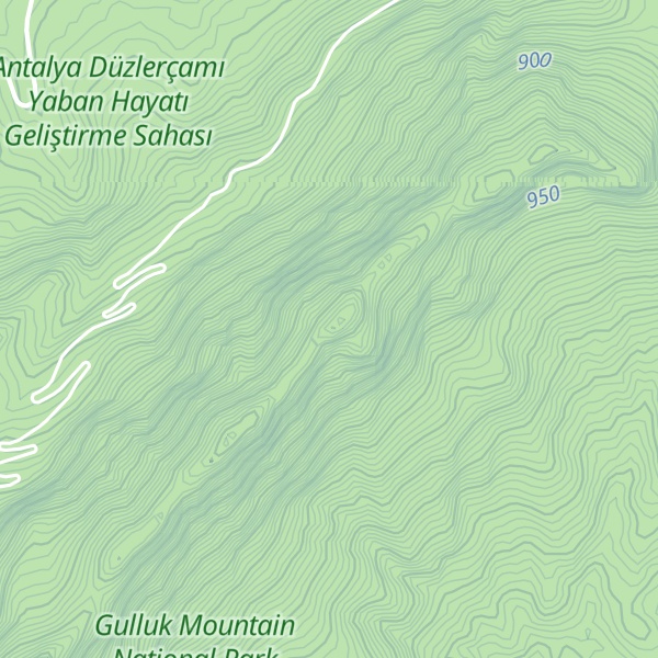 Map of Güllük Dağı