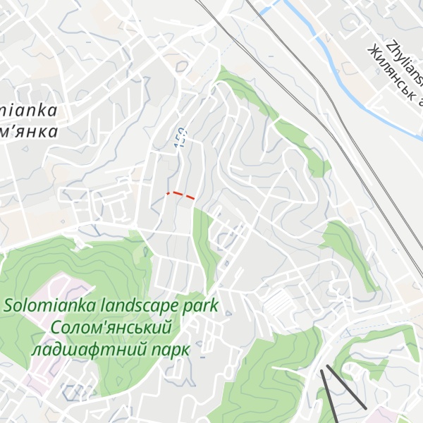 Map of Batiyeva Gora