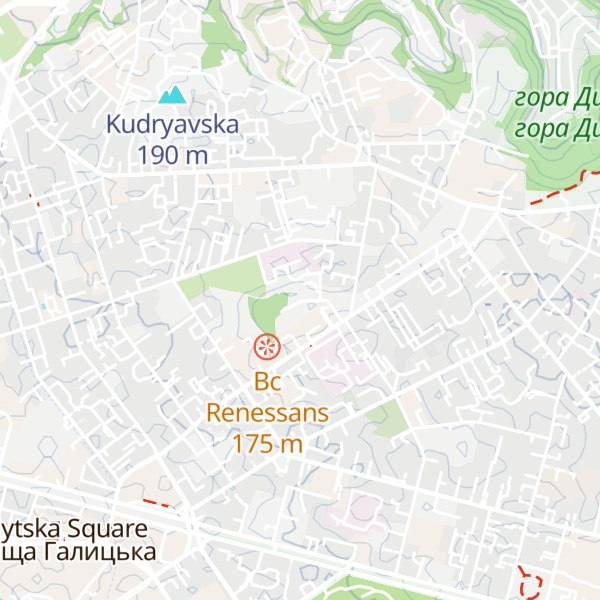 Map of Observatorna