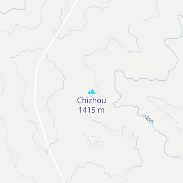 Map of Chizhou