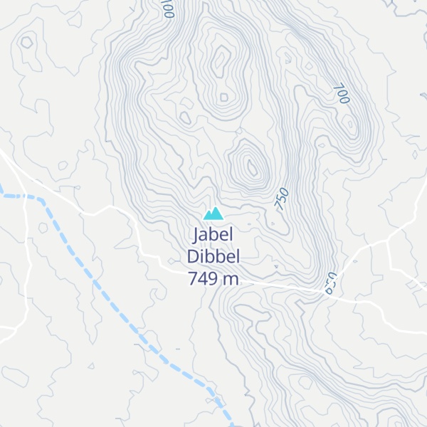 Map of Jabel Dibbel