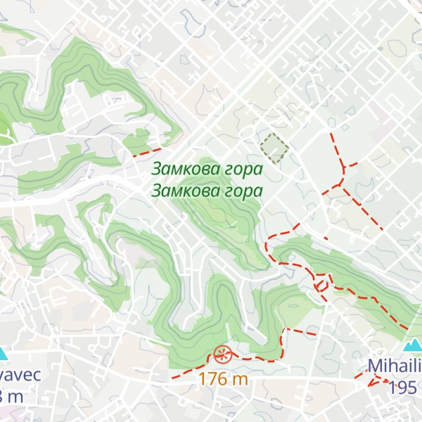 Map of Zamkova Gora