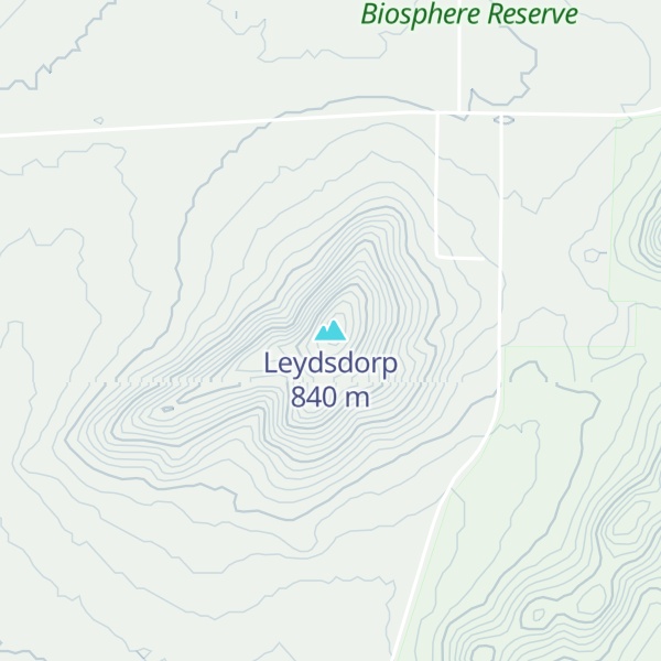 Map of Leydsdorp