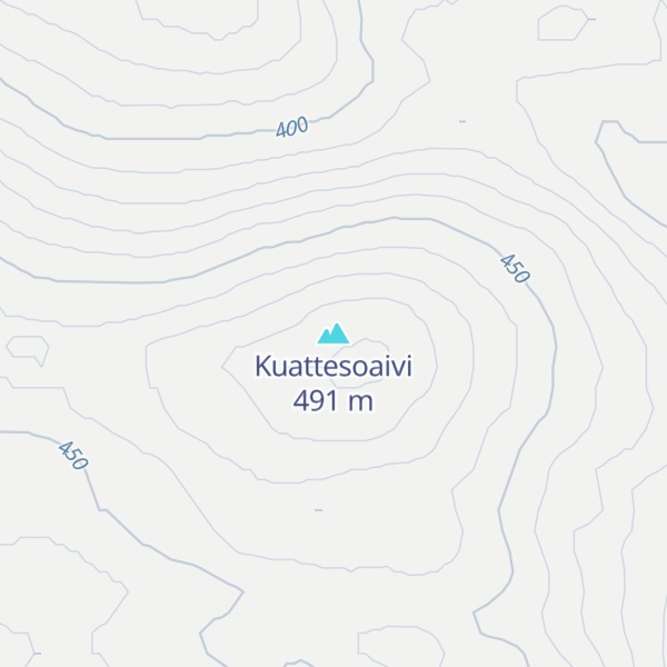 Map of Kuattesoaivi