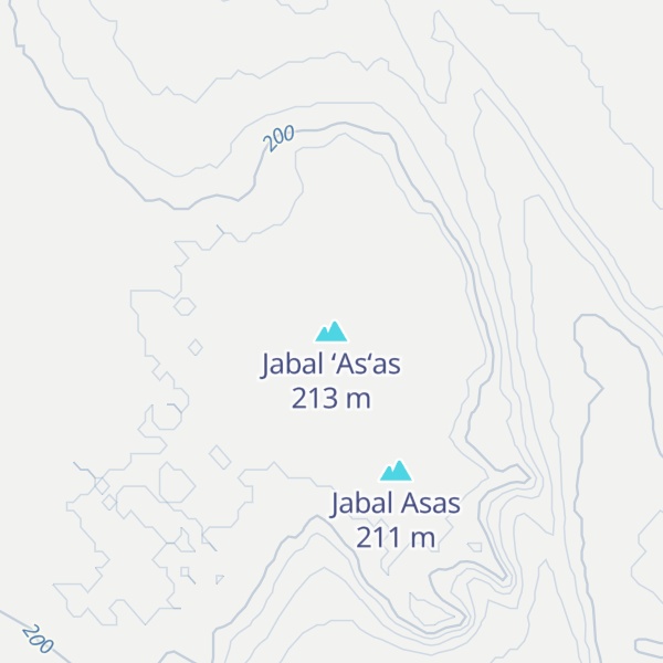 Map of Jabal ‘As‘as