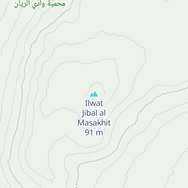 Map of Ilwat Jibal al Masakhit