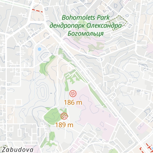 Map of Cherepanova Gora