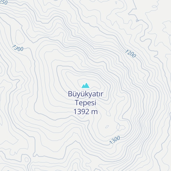 Map of Büyükyatır Tepesi