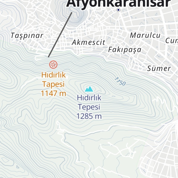 Map of Hıdırlık Tepesi