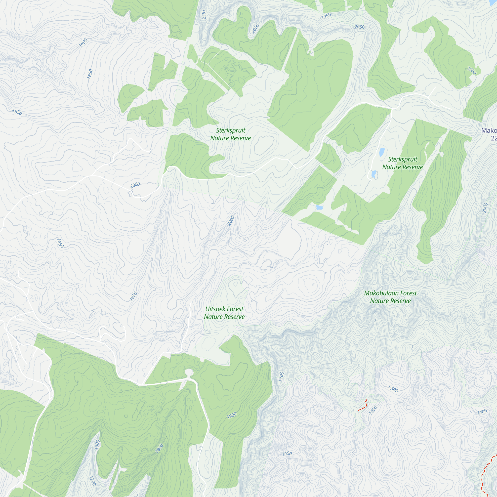 Lisbon Hut map