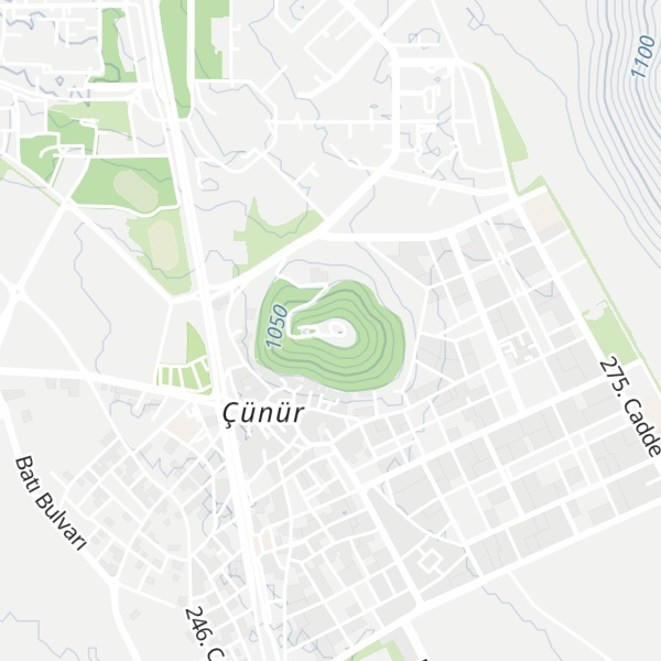 Map of Çünür Tepesi