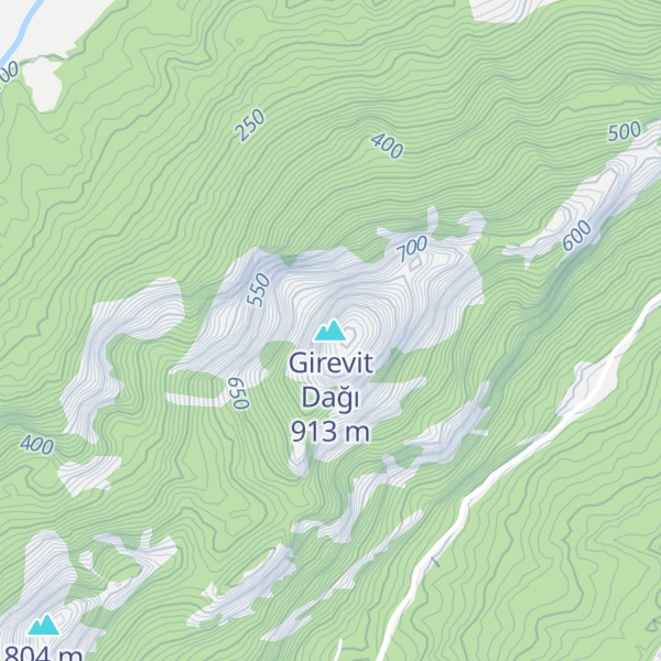 Map of Girevit Dağı