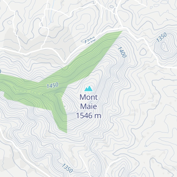 Map of Mont Maie