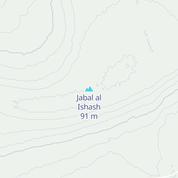 Map of Jabal al Ishash