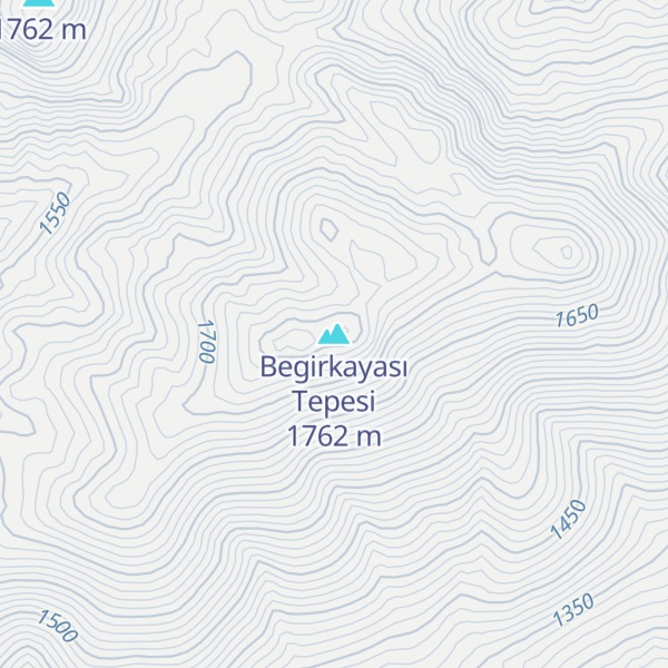 Map of Begirkayası Tepesi