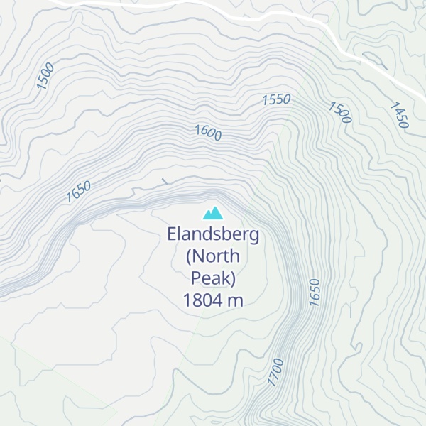 Map of Elandsberg (North Peak)