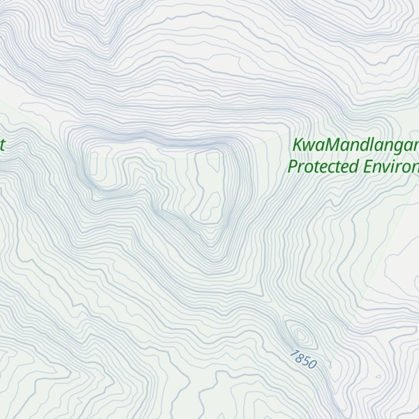 Map of EMhlongamvula