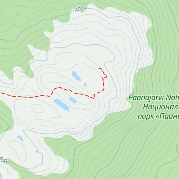 Map of G. Kivakka