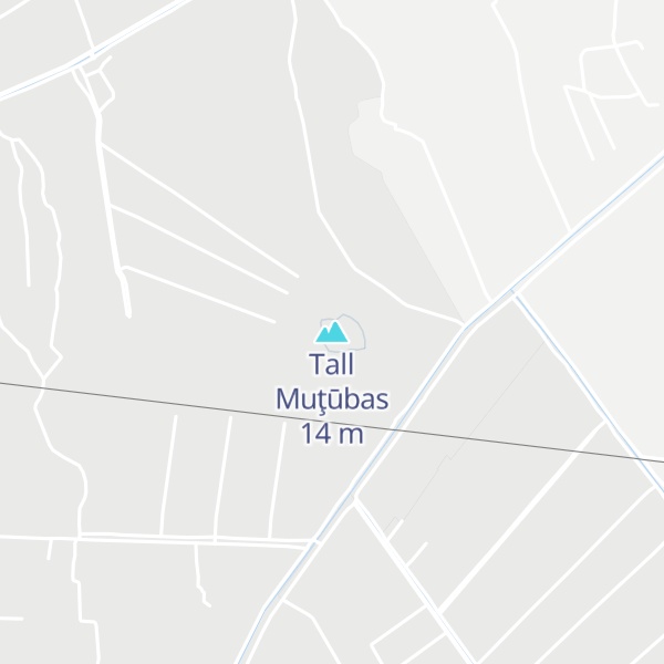 Map of Tall Muţūbas