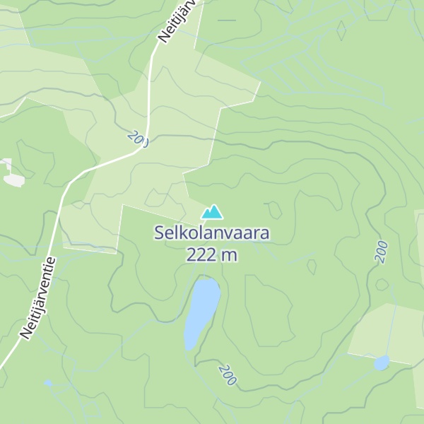 Map of Selkolanvaara