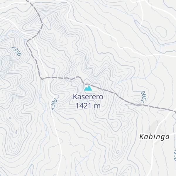 Map of Kaserero