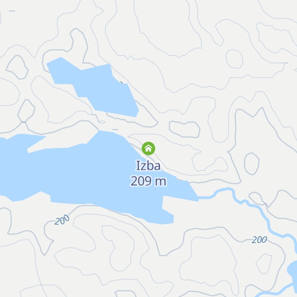 Map of Izba