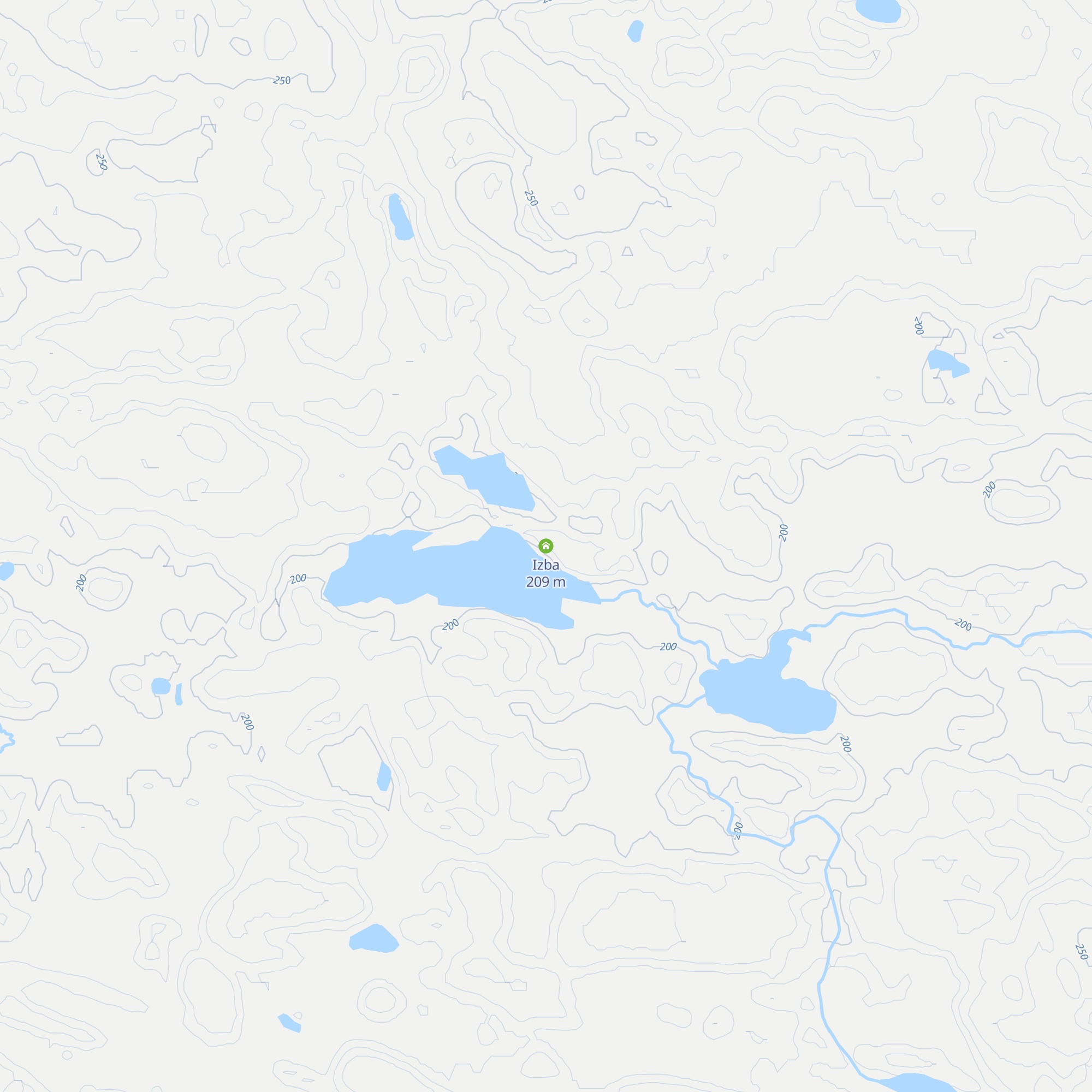 Izba map
