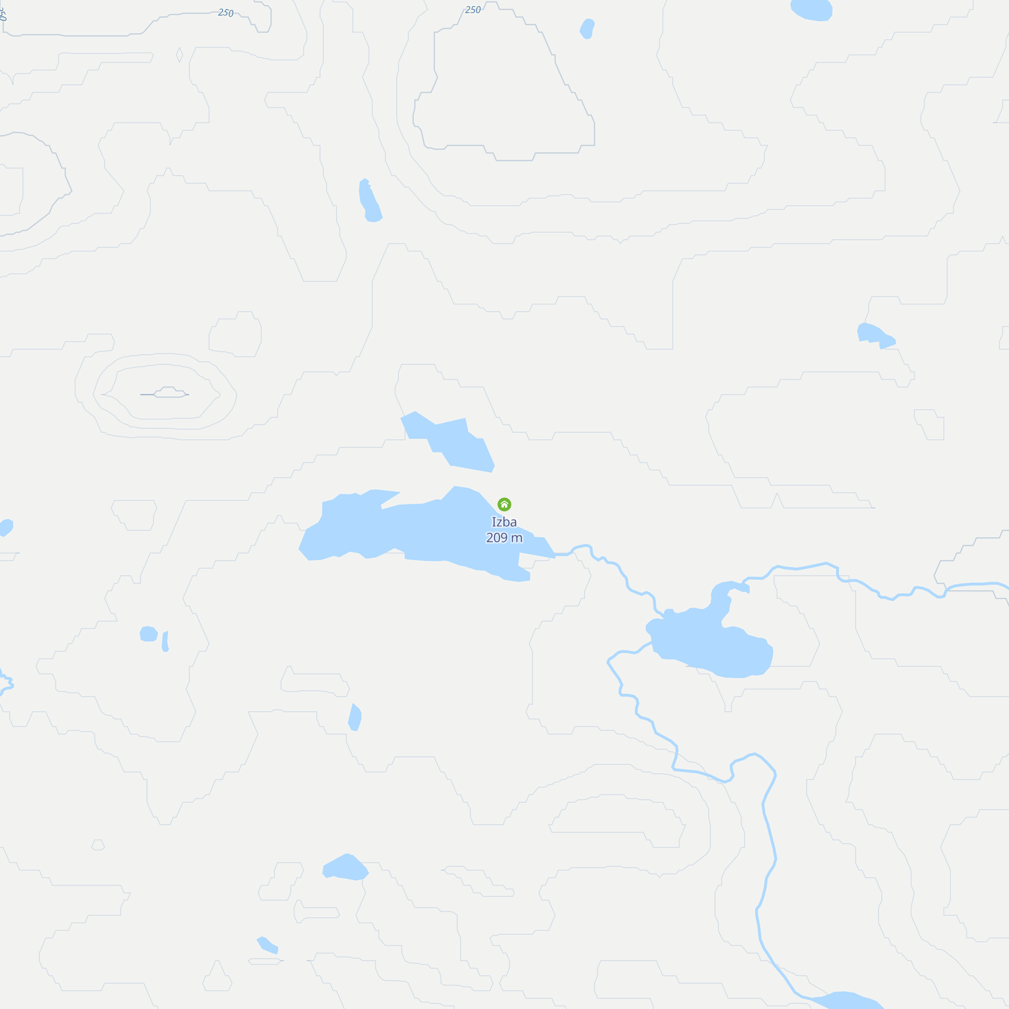 Izba map