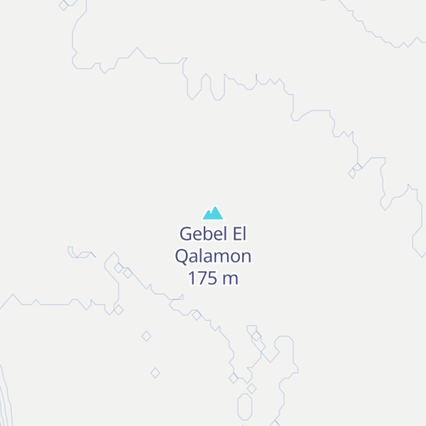 Map of Gebel El Qalamon