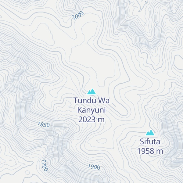 Map of Tundu Wa Kanyuni