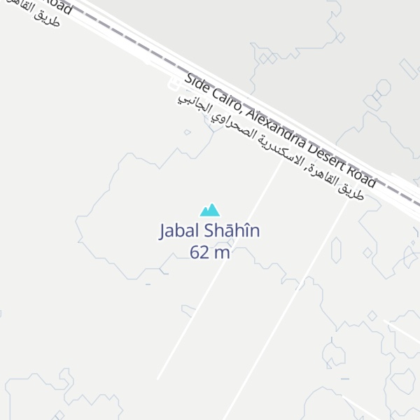 Map of Jabal Shāhîn