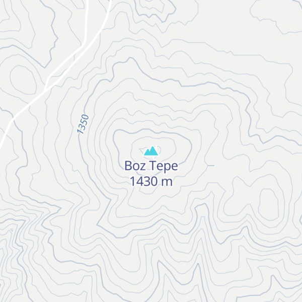 Map of Boz Tepe