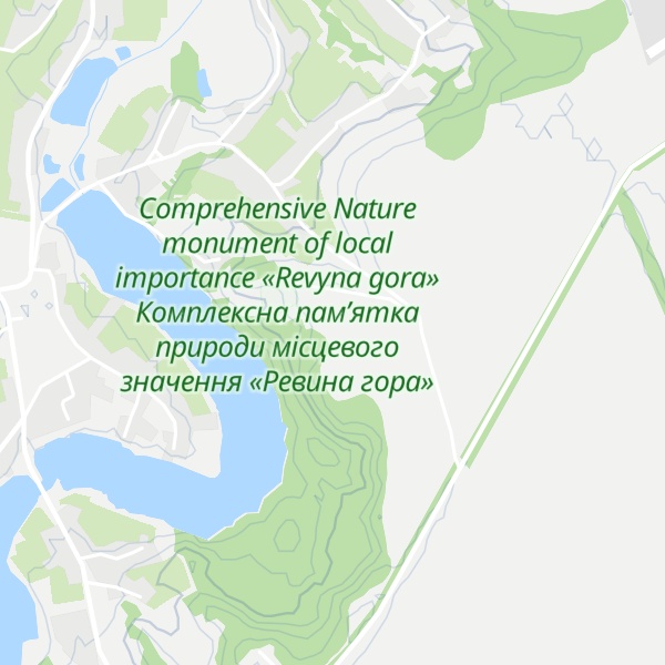 Map of Revina Gora